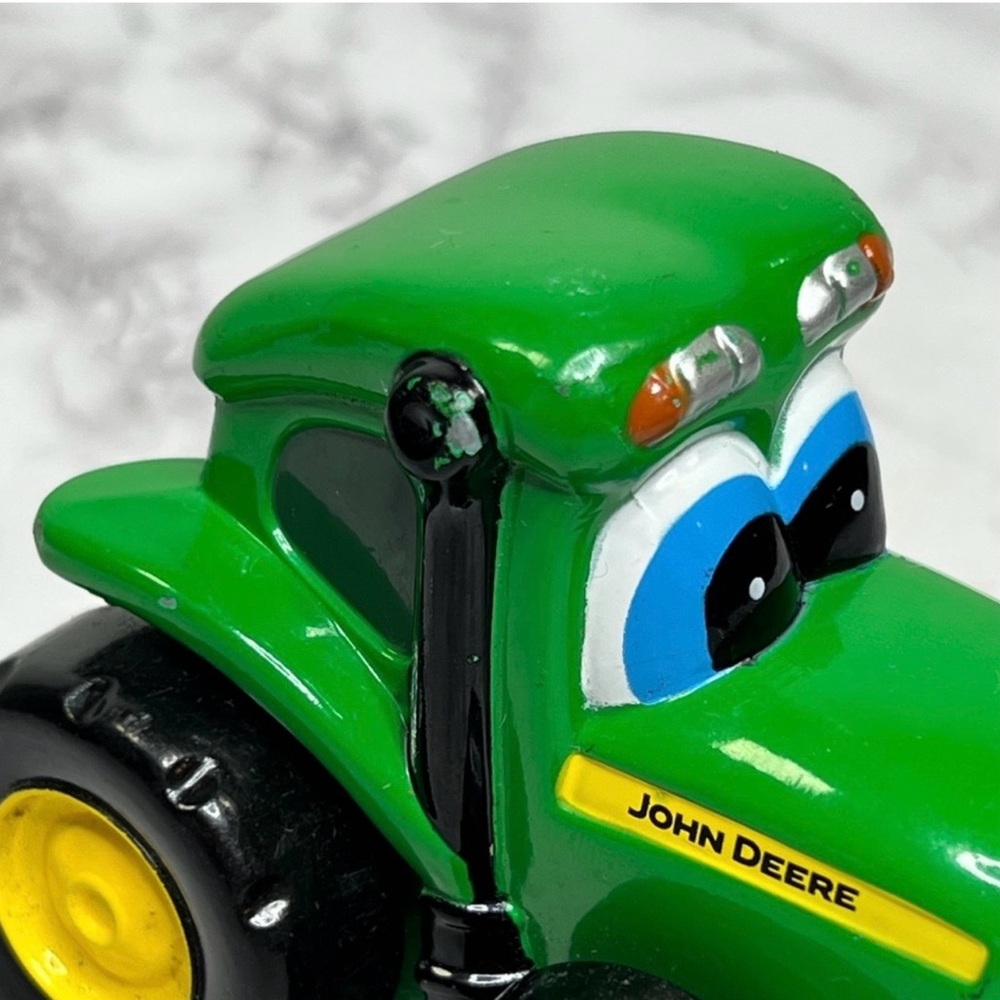 John Deere ERTL Character Tractor Toy Green Cartoon Farm Vehicle Model 2741 WY00 - Picture 7 of 8